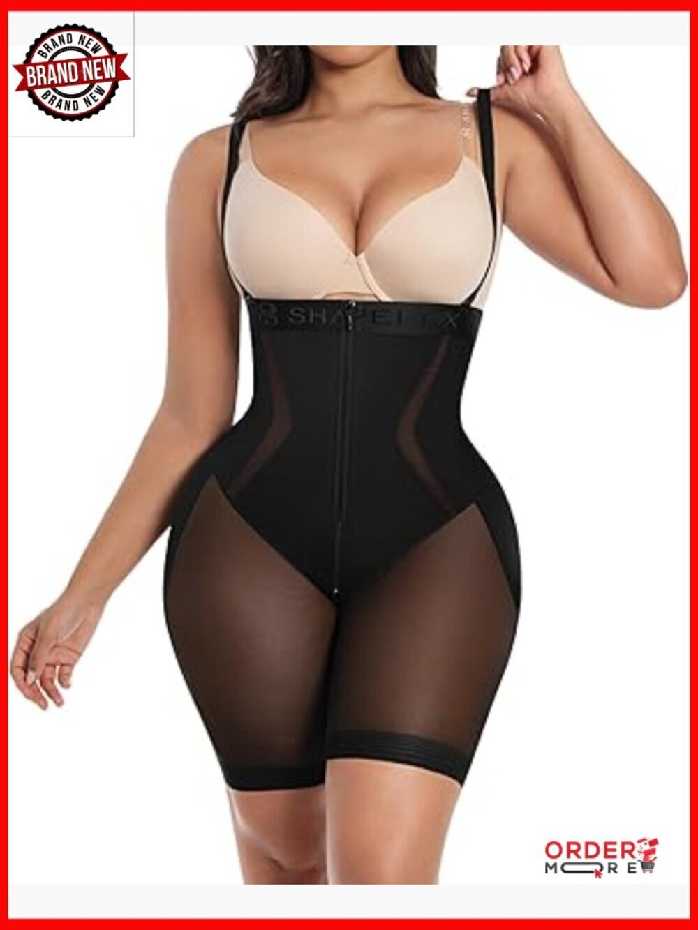 Shapewear Bodysuit Tummy Control Butt Lifting Shorts Faja